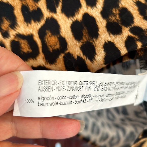 ZARA  animal  print mini dress size extra small - Picture 10 of 10
